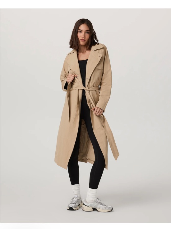 Vuori Jackets & Blazers - NWT Vuori Rhodes Trench Coat Khaki